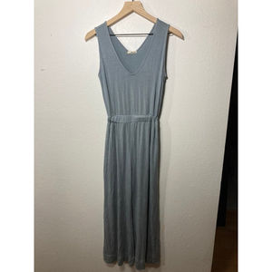 LA Made blue sleeveless pantsuit with pockets womens extra small
